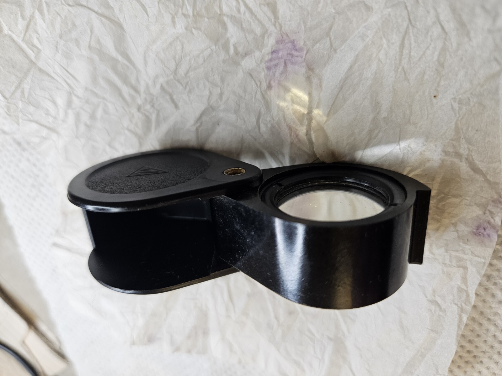Viewing magnifying glass LP-3-6x, USSR. Loupe USSR .