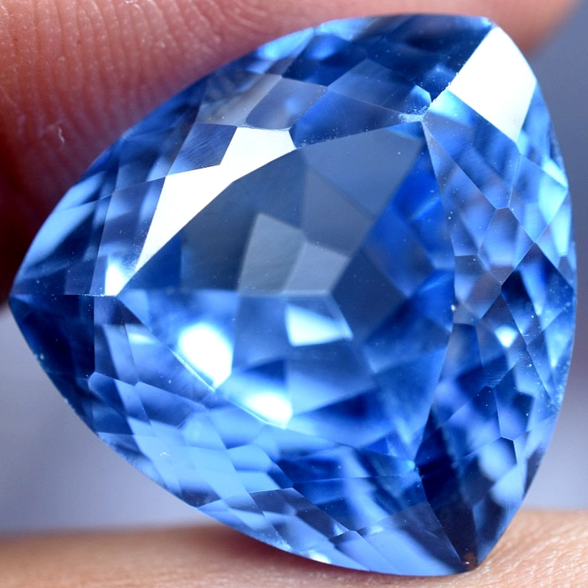 Natural 21.25 Ct Namibia Jeremejevite Flawless Certified Stunning Loose Gemstone
