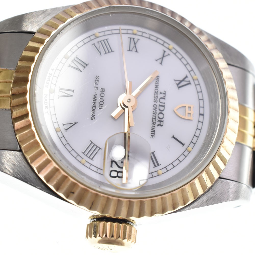 with paper TUDOR Oyster Princess Date 92413 Automatic Ladies Watch N#148630