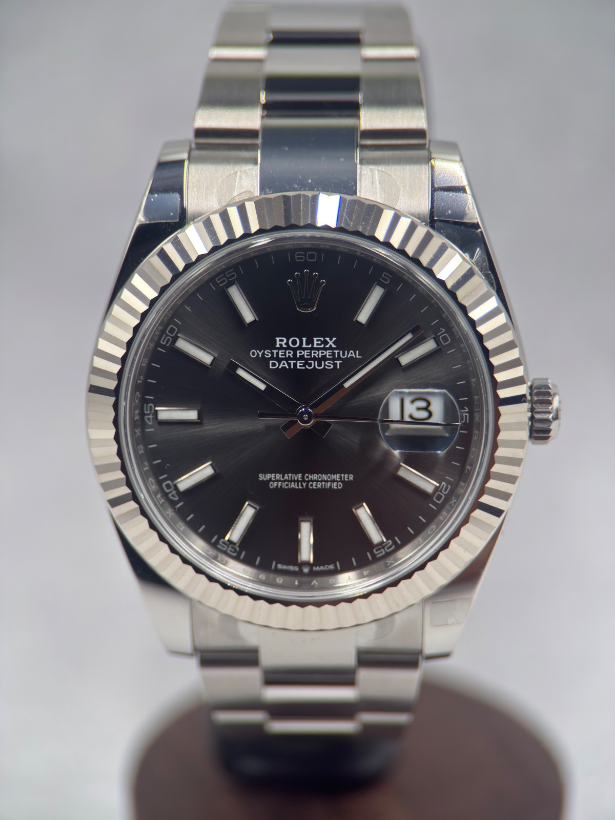 Rolex Datejust 2025 41mm 126334 Rhodium Dial Fluted Bezel