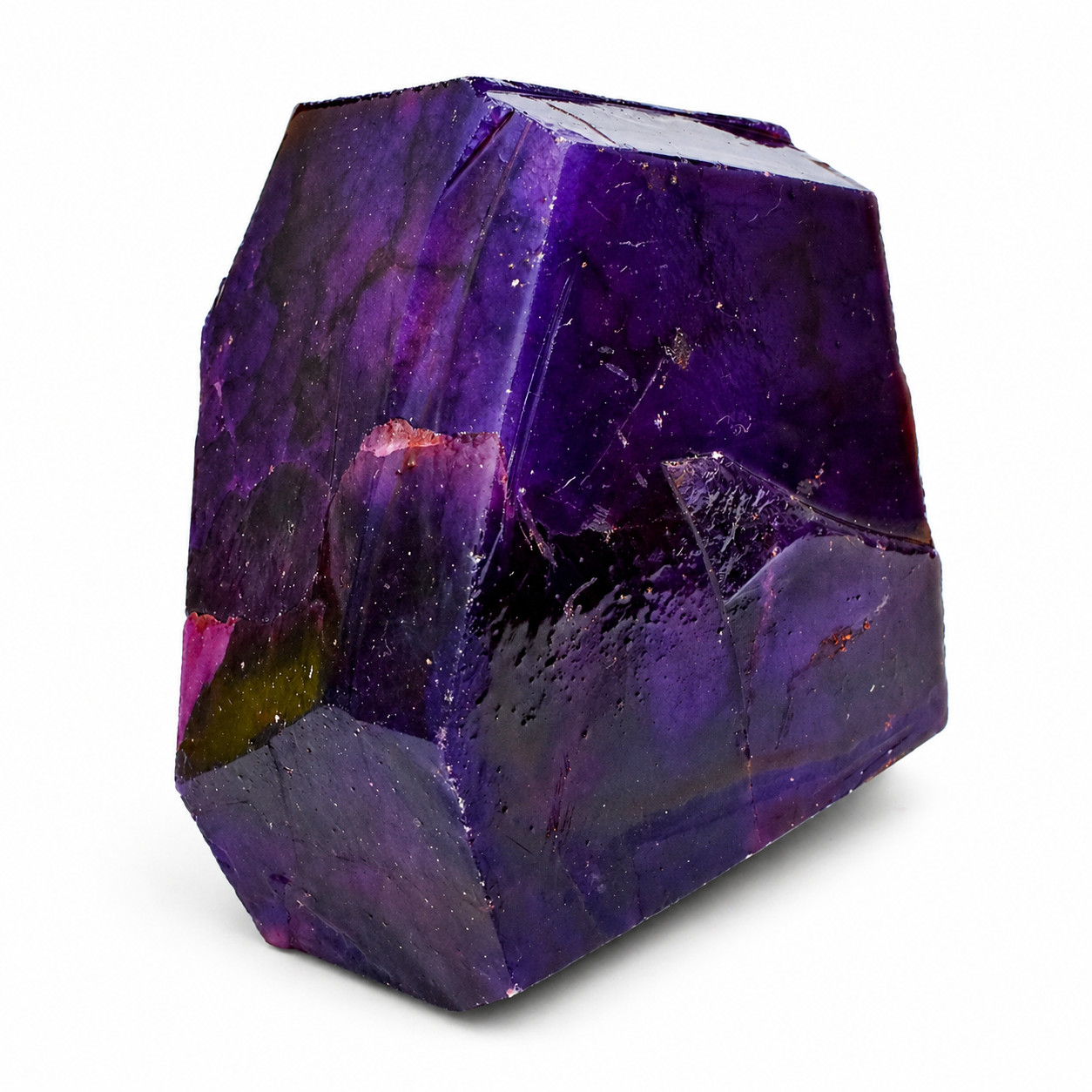 666 Ct Natural Uncut Huge Size Purple Sapphire Rough CERTIFIED Loose Gemstone
