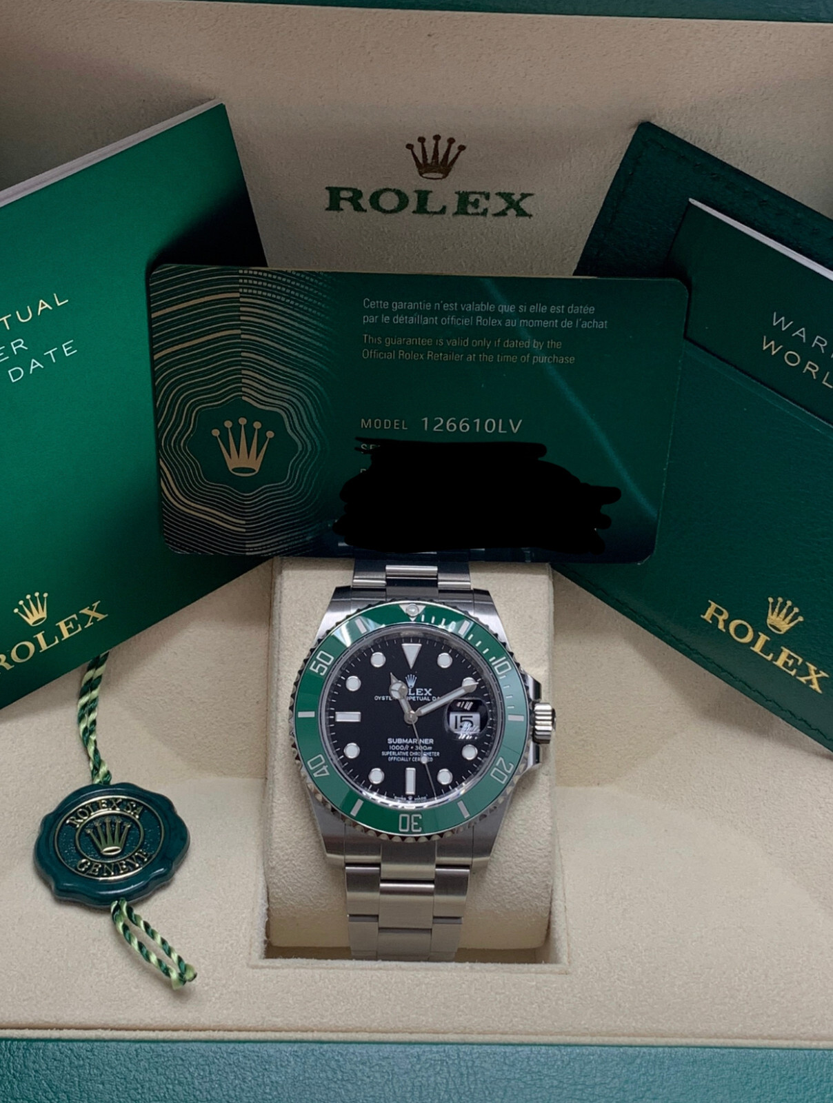 Rolex Submariner Starbucks Men’s Watch – 126610LV Box and Papers BRAND NEW