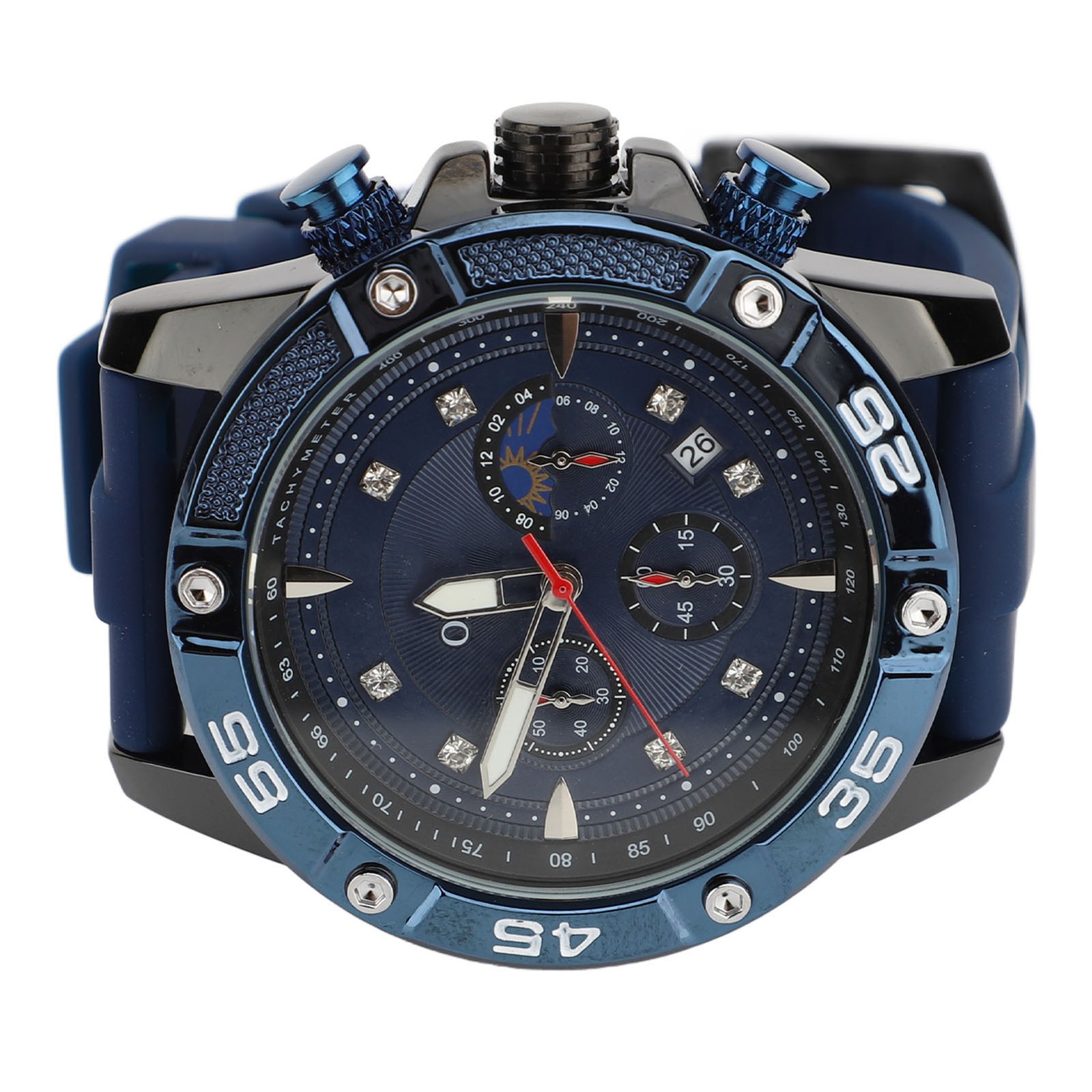 Casual Men Wristwatch Date Multifunctional Quartz Watch For Casual