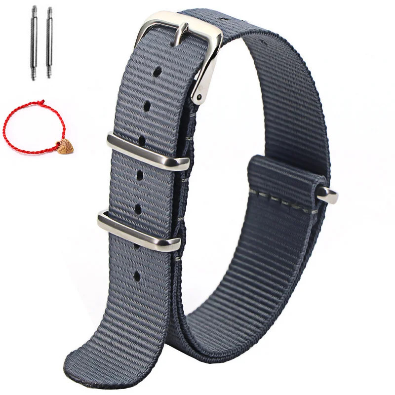 Nylon Watch Band 16mm 18mm 20mm 22mm Sport Strap US