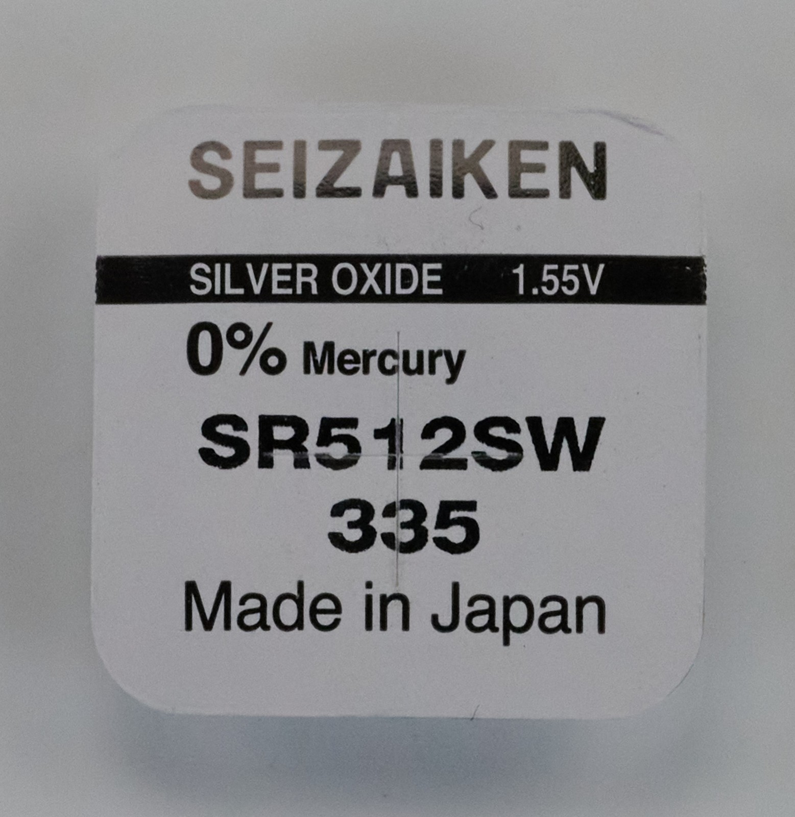 Genuine SEIKO SEIZAIKEN Silver Oxide Replacement Watch Battery 1.55v ALL TYPES