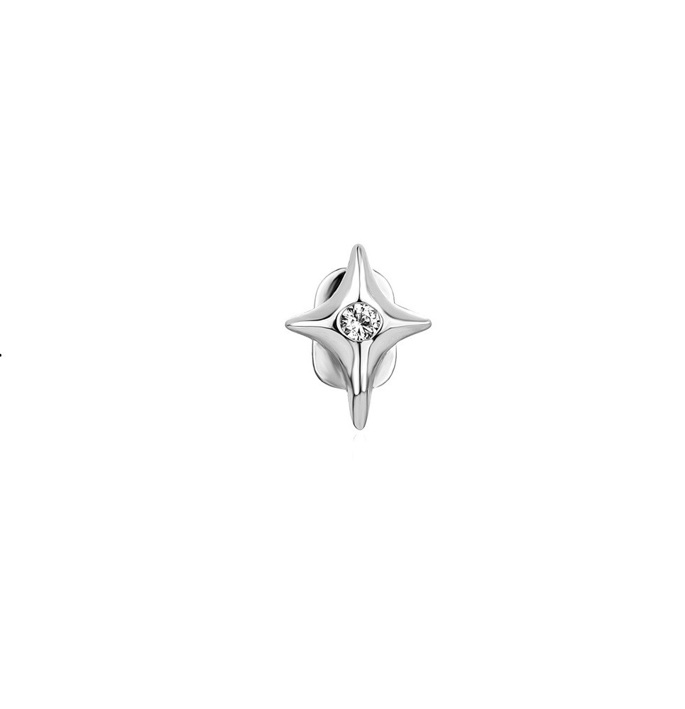 1PC High Quality Copper Asymmetrical Single Star With Diamond Braces Decoration