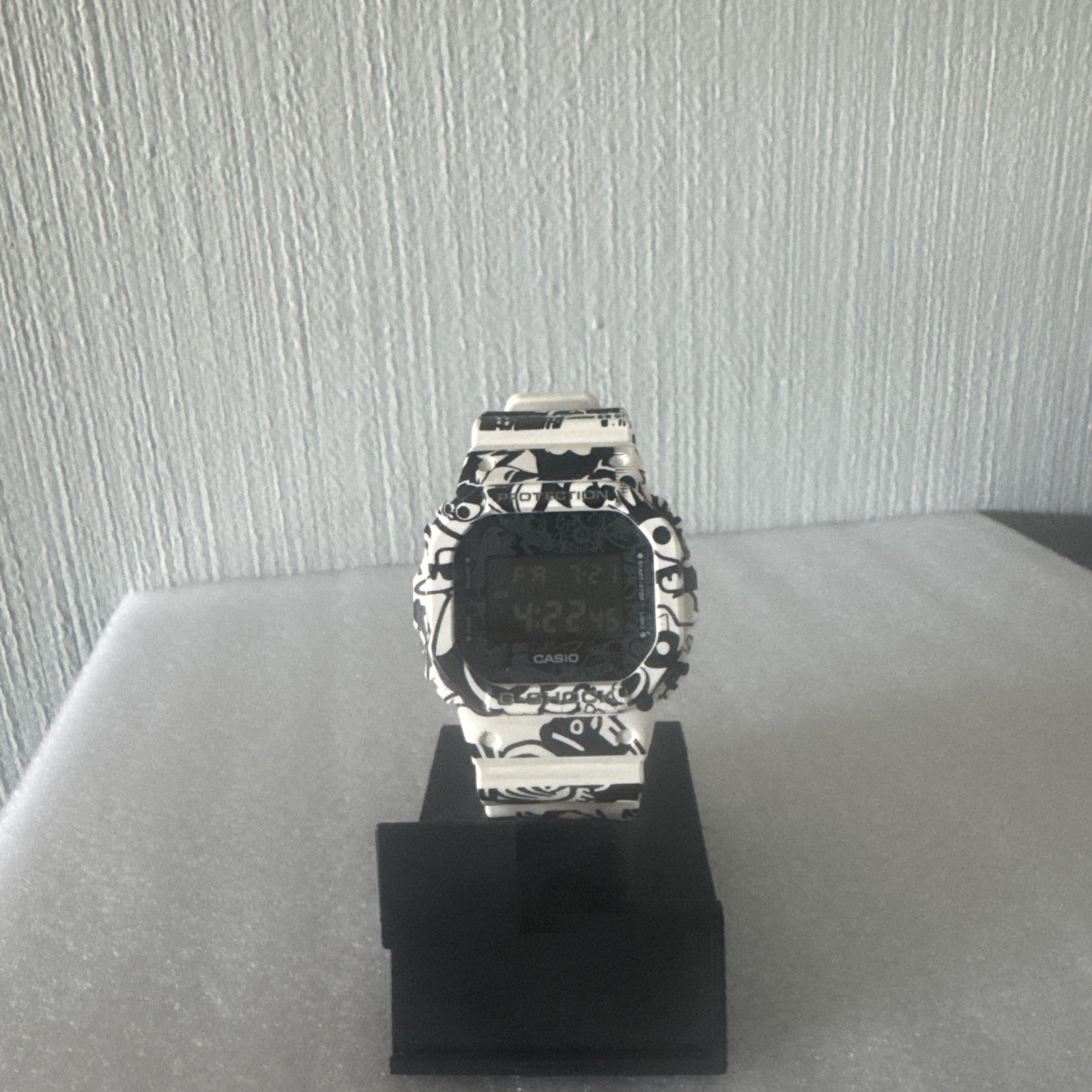 Casio G-Shock DW-5600GU-7 Collab Black White Limited Edition “G Universe” Watch