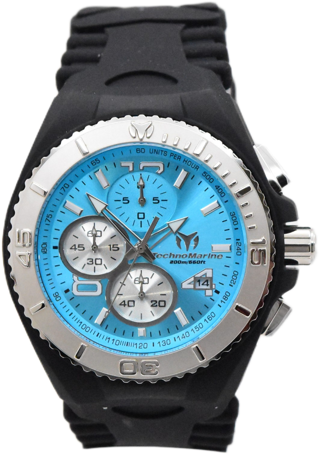 TechnoMarine Cruise JellyFish Men’s 46mm Blue Dial Chrono Watch TM-125041