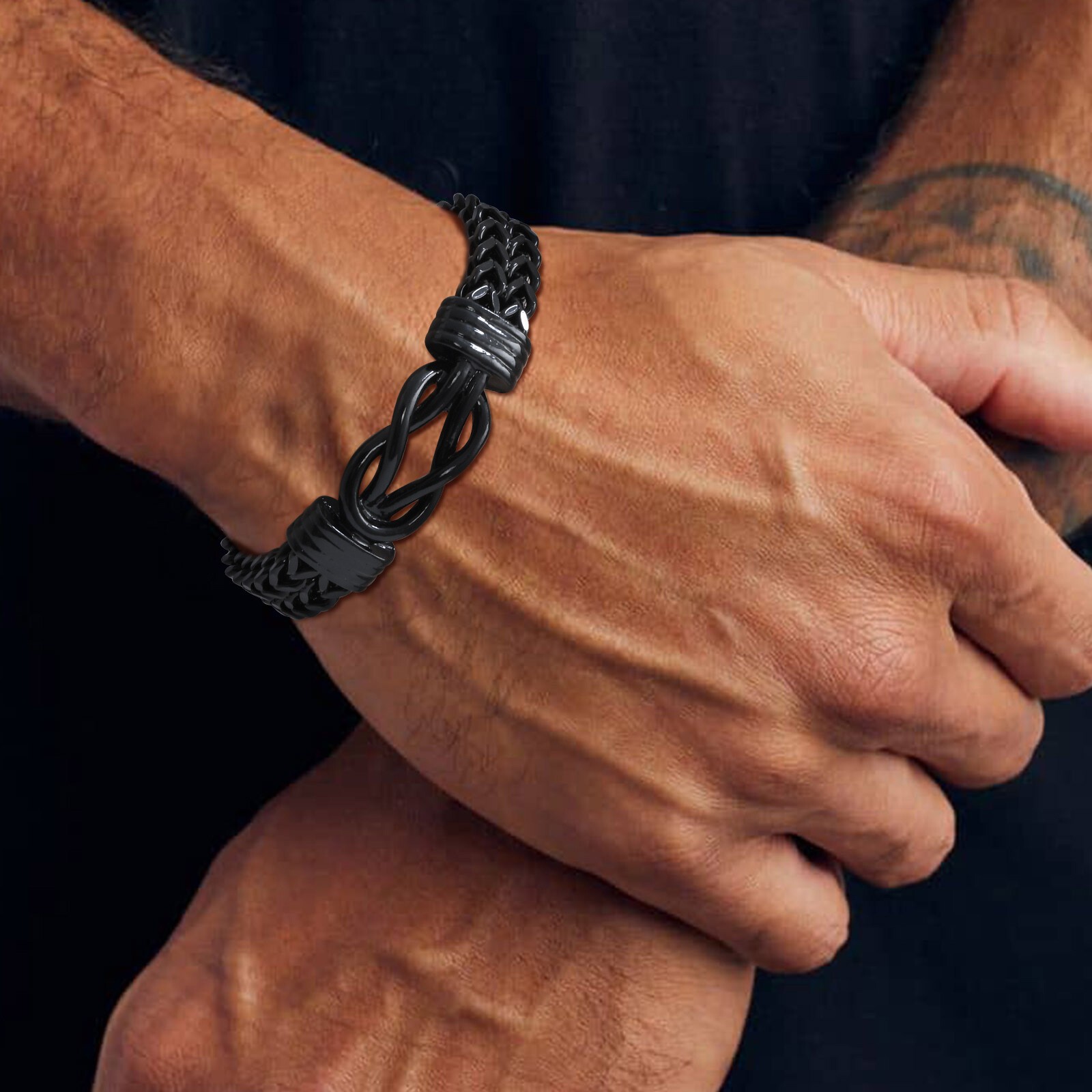 Knot Bracelet Gifts for Men Stainless Steel Bracelets Daily Wear Premium