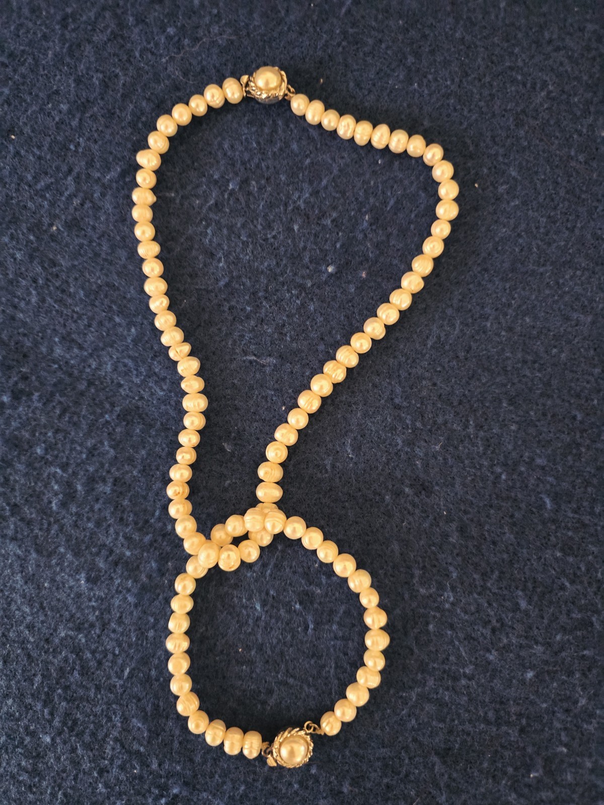 South Sea Pearls From Southeast Asia 5 Pairs Of Necklace&Bracelet Single Strand