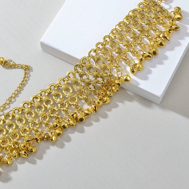 Accessories Ankle Bracelets Women Bohemian Retro Bell Tassel Chain Foot Jewelry
