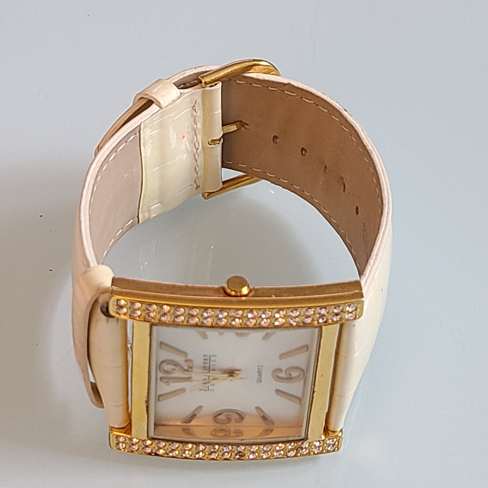 Joan Rivers Classics V377 (Lightning bolt symbol) Stainless Steel WATCH WORKS
