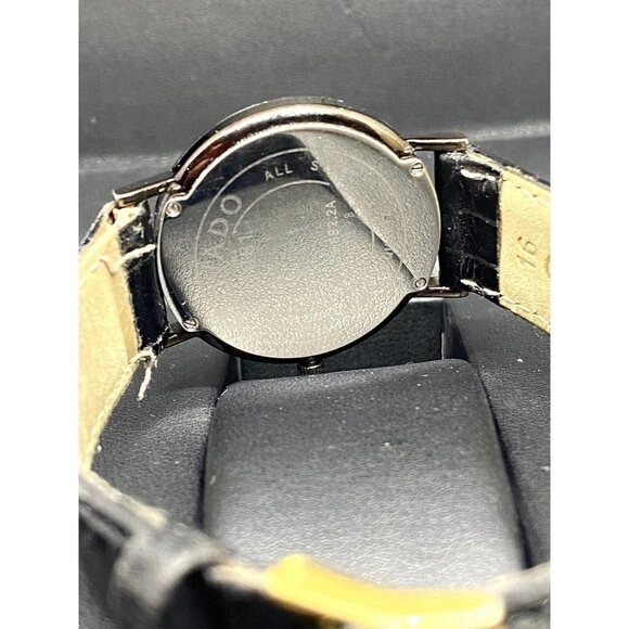 Movado Museum Ultra slim Thin Black Dial Quartz Watch 84.C6.882.2A