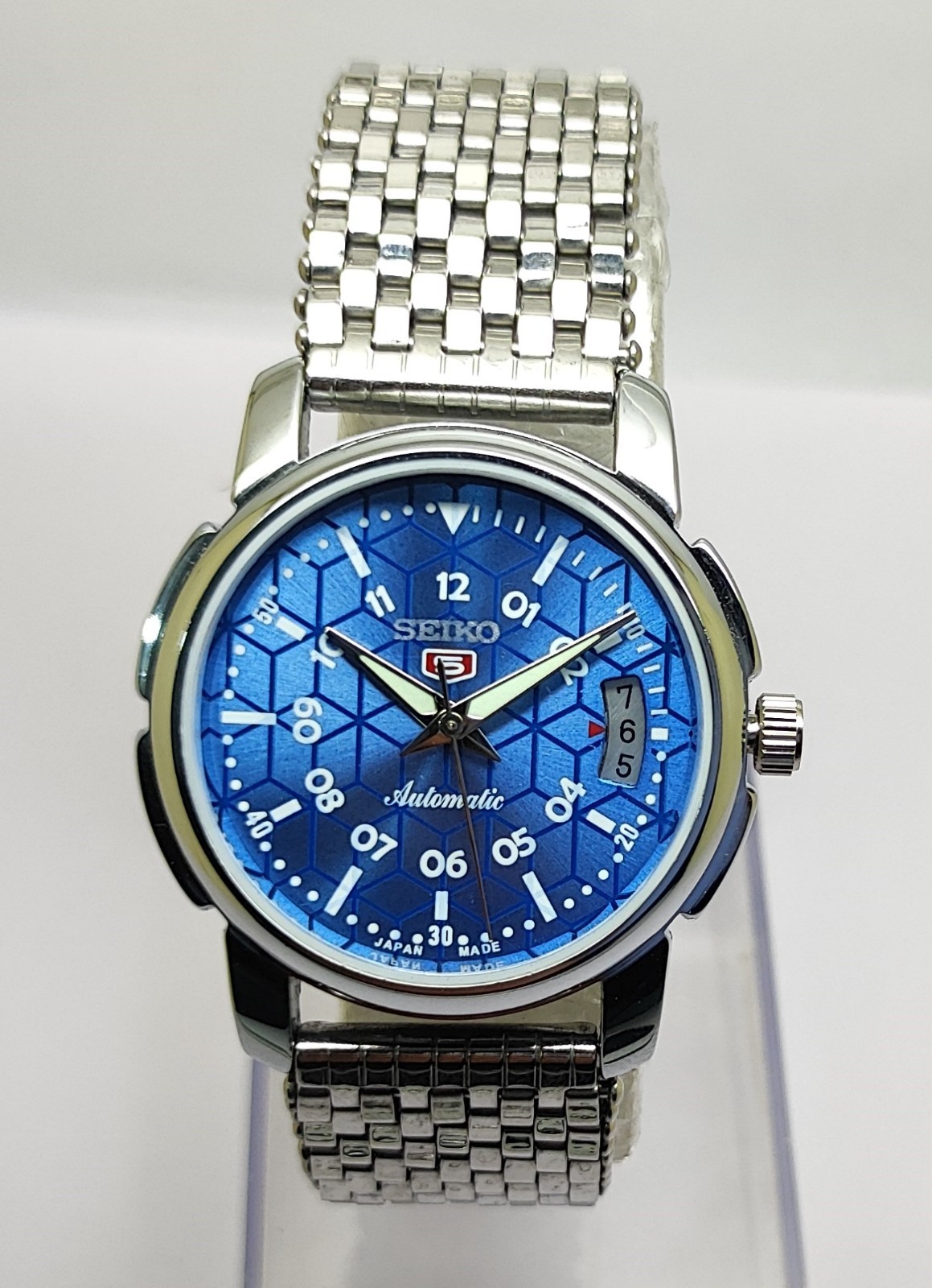 Refurbished Automatic Men’s Watch Day Date | Classic Vintage Style | Steel Strap
