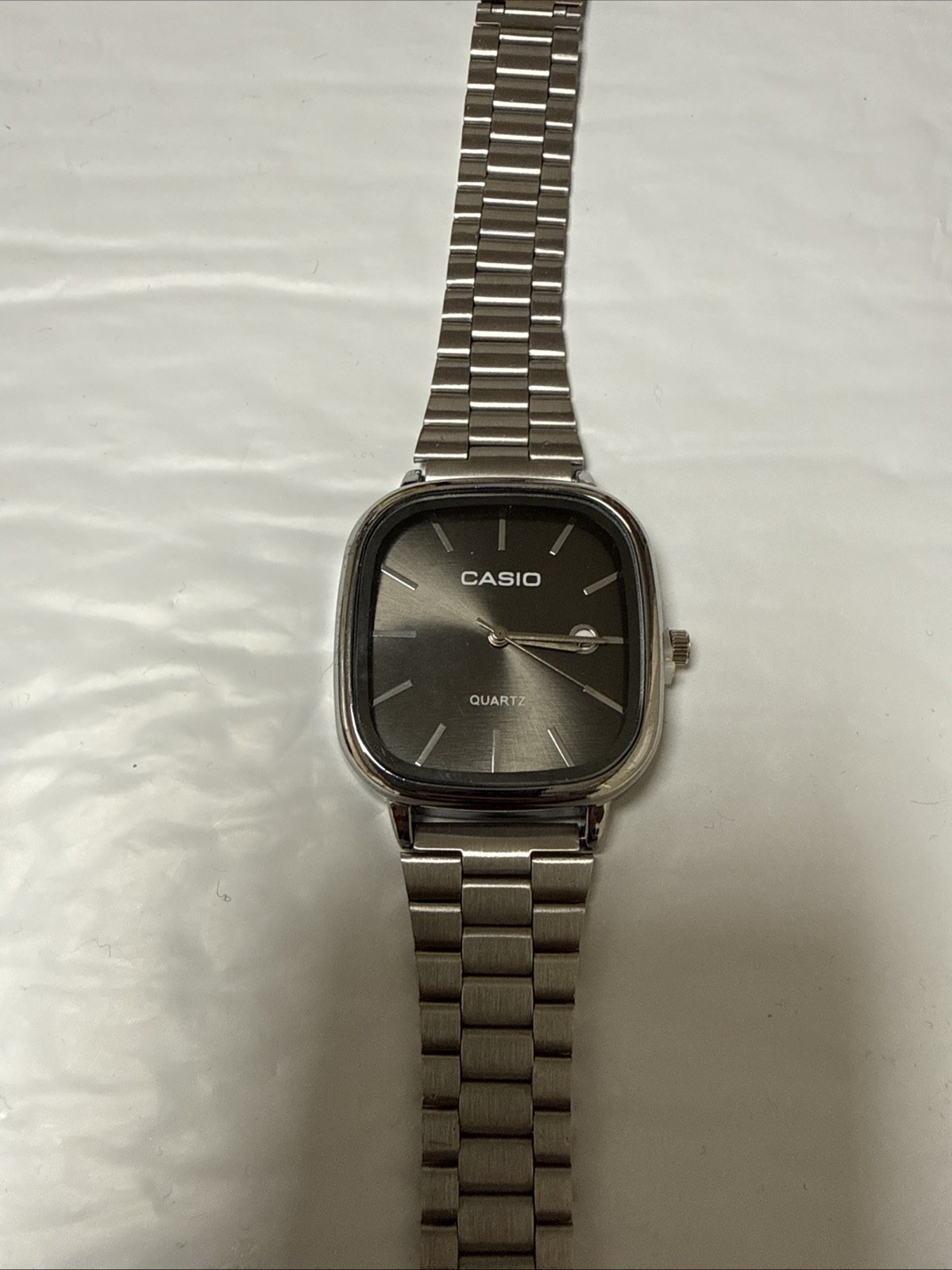CASIO 3298 -A168 Series Stainless Steel Quartz Analog Silver Water Resistant