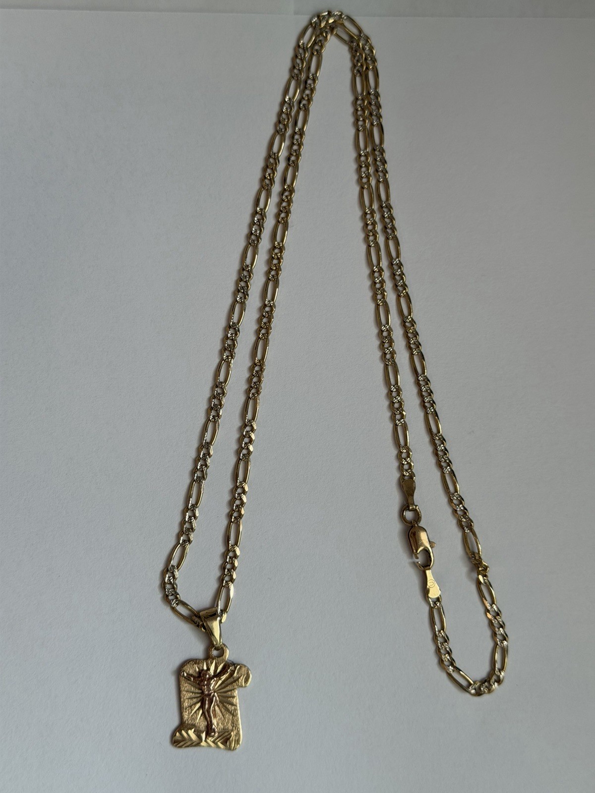 14k Gold Chain And Pendant-12g- EXCELLENT Condition