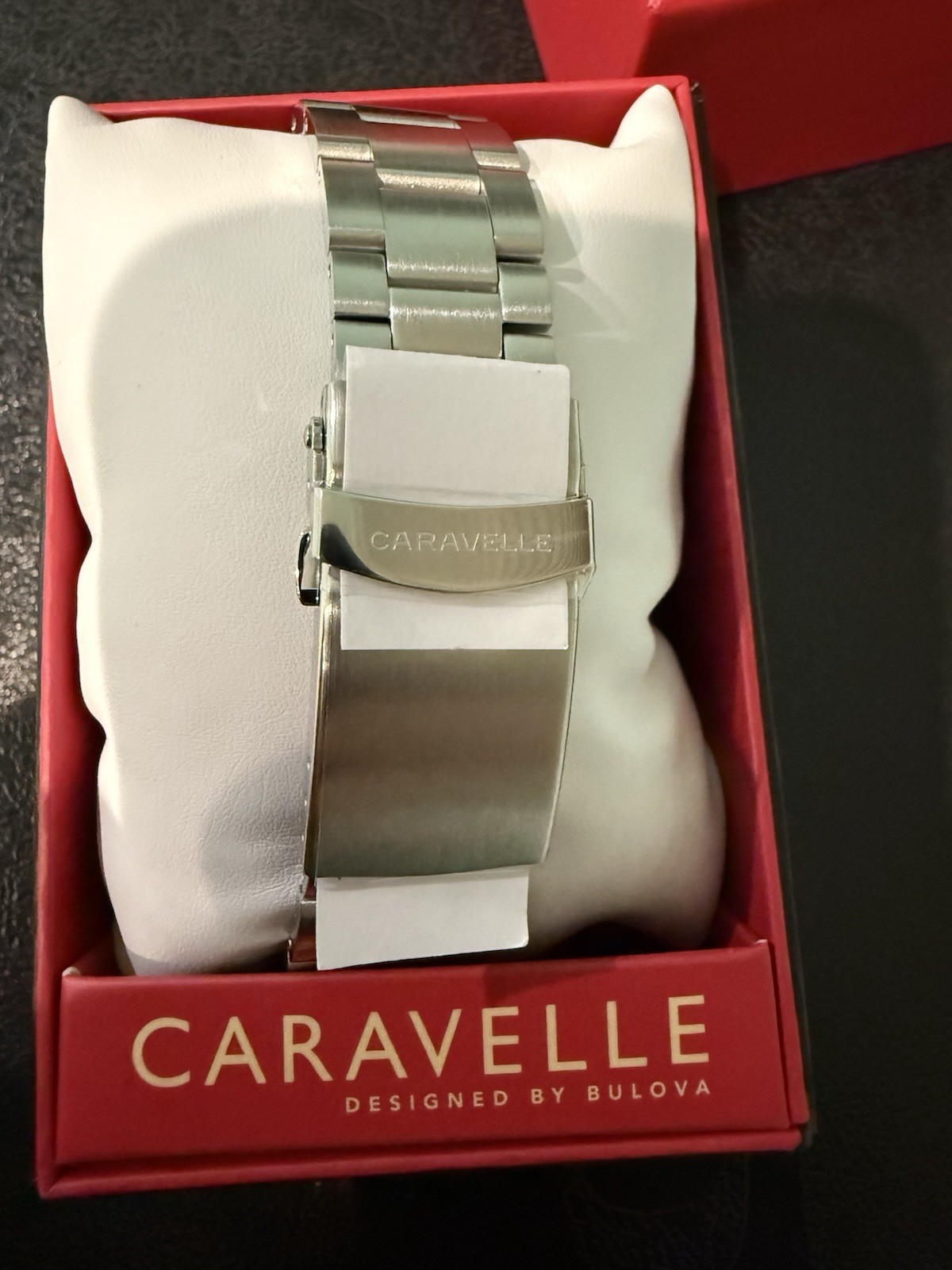 Caravelle 43B177 Men’s Sea Hunter Stainless Steel Orange Dial Automatic Watch