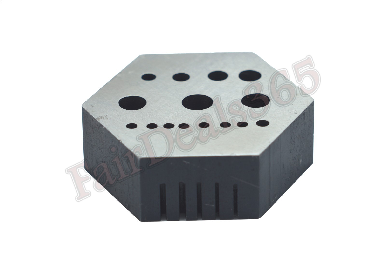 Hexagonal Riveting Stake w/ 15 Holes and 5 Serrations Jewelry Forming Tool