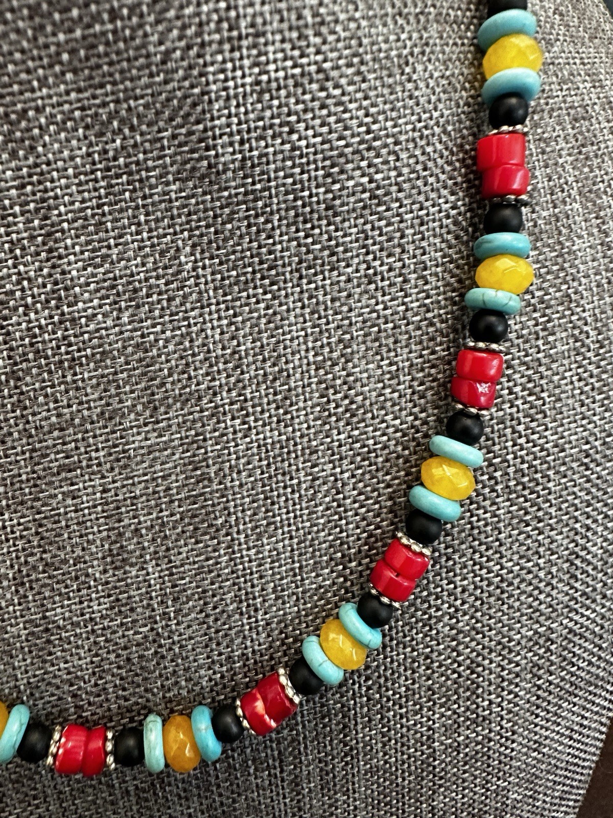 Vibrant Multicolor Beaded Necklace
