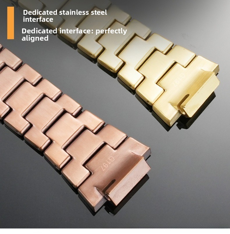 For Casio 5611 Gm2100 Solid Stainless Steel Watch Band Strap Mens Metal Bracelet