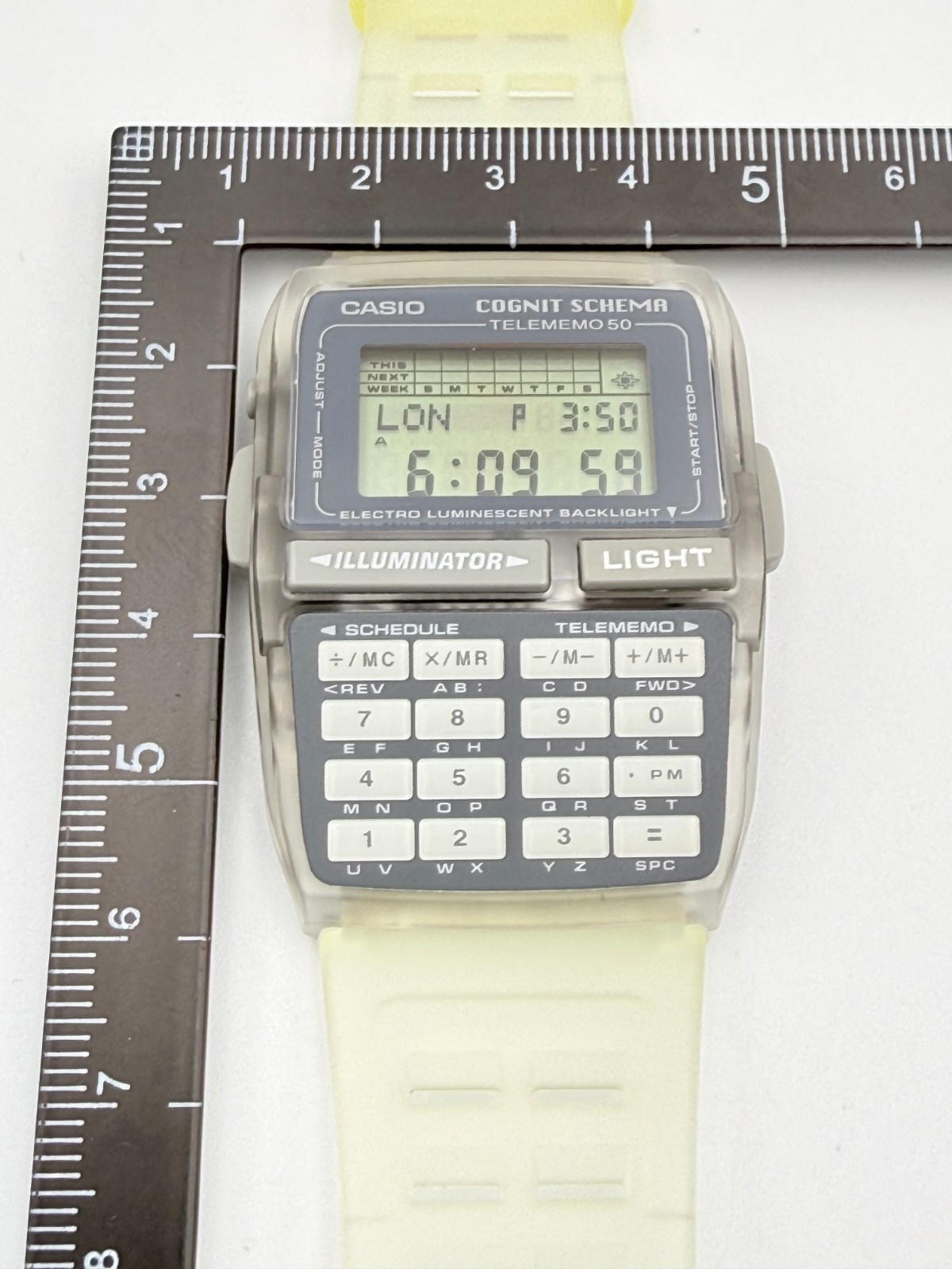 CASIO DBC-63 Cognit Schema Nazca Data Bank Digital Calculator Watch – Rank A