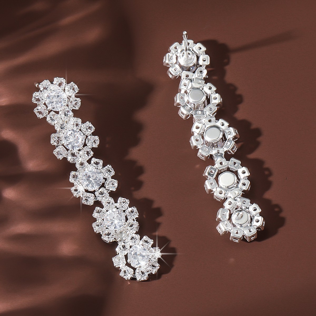2PC Women’s Pearl Petal Ball Earrings Fashion Party Travel Holiday Gifts