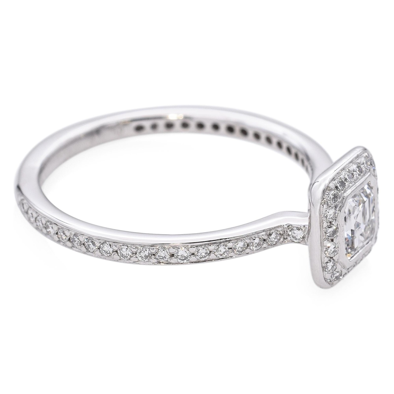 Vintage Platinum Ritani Design 1.00tcw Diamond Ring