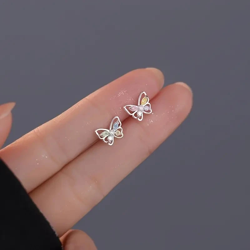 Elegant Butterfly Earrings Cute Sweet Ear, Alloy, for Holidays and Parties