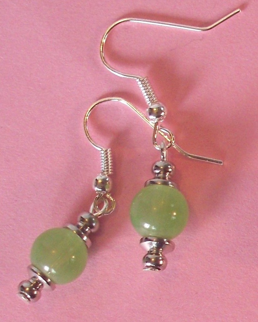 GEMSTONE drops fish hook earrings handcrafted YOU CHOOSE