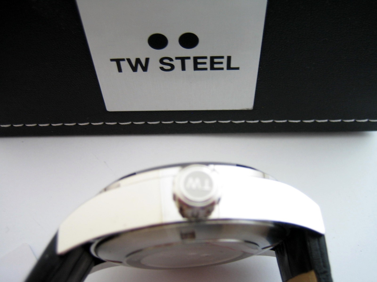 TW STEEL WATCH MENS VOLANTE VS51 STAINLESS STEEL LEATHER QUARTZ GENUINE BNWT