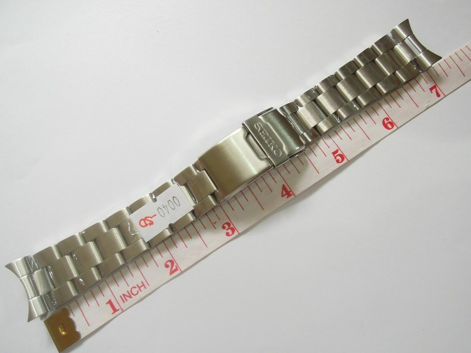 NEW 22MM STAINLESS OYSTER SOLID BRACELET DIVERS 10BAR SKX031-033 (7S26-0040)