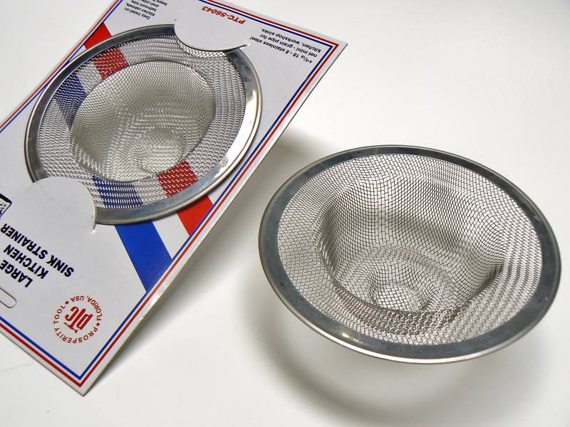 Strainer Kitchen Sink Trap Mesh Sieve Catch Stainless Keeps Drains from Clogging