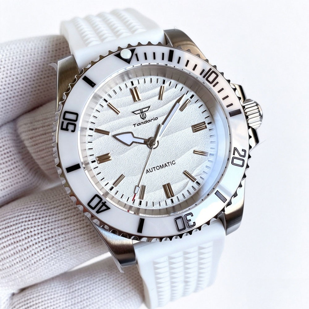 20ATM Diver 40mm Sapphire Glass Textured Dial Automatic NH35 PT5000 Men Watch
