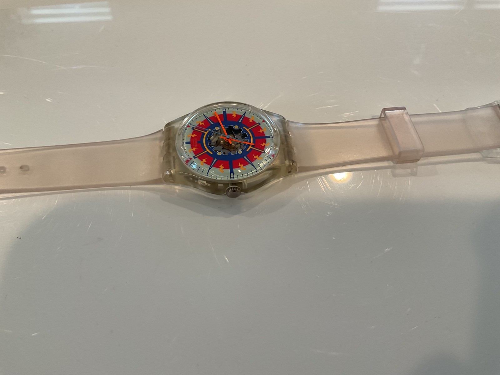 Swatch Gent Victoire GK173 1994 Vintage Watch Band Isn’t the Original Runs Well