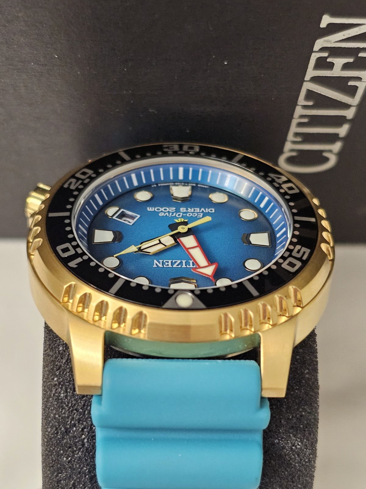 New Citizen Promaster BN0162-02X Eco-Drive Men Diver Watch with Extra Strap