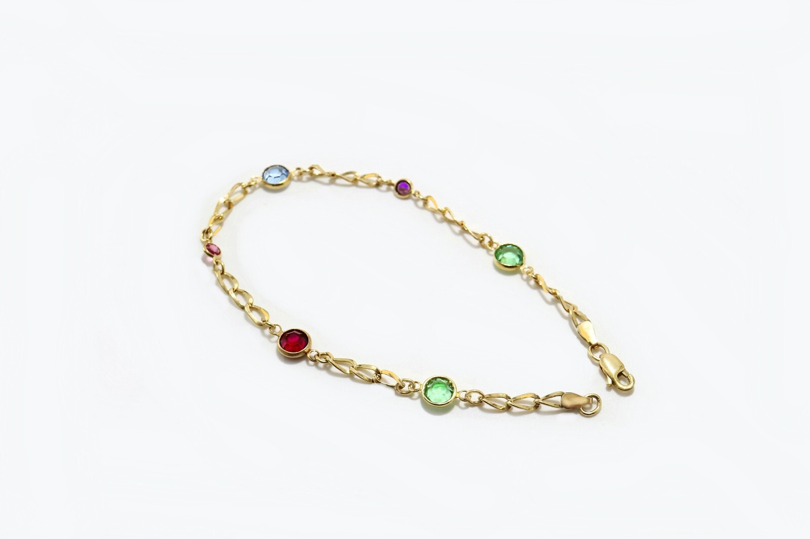 Elegant 1/20 14K Gold Filled Anklets with Austrian Crystals | Gift Box Included
