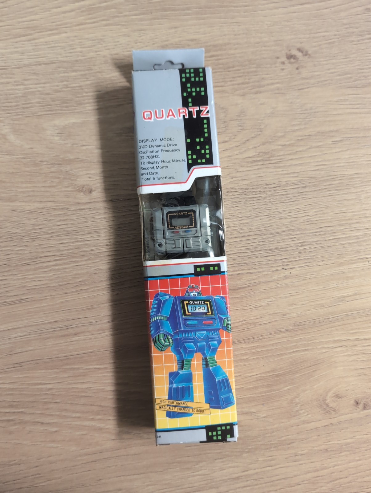 Vintage Transforming Robot Quartz Watch – 80s/90s – Boxed – Retro Toy – Rare