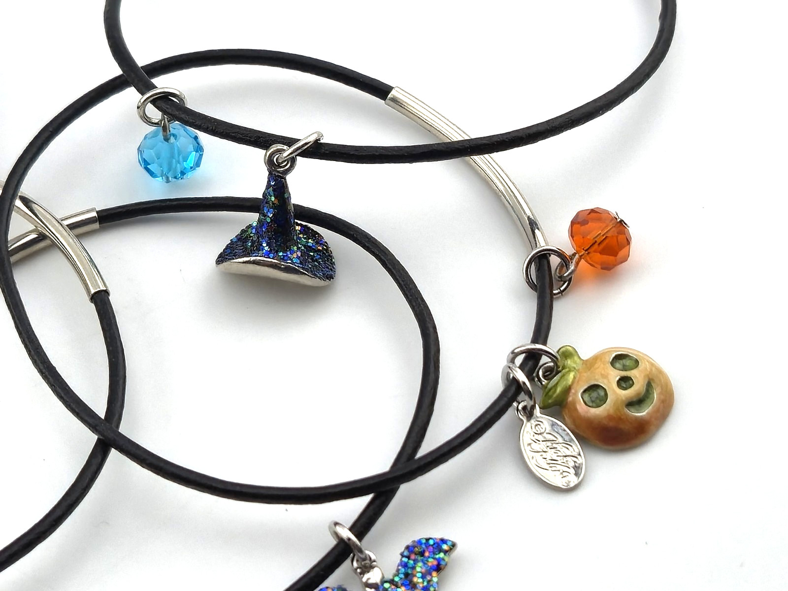 Kirks Folly Bubble Bubble Toil Trouble Cord Charm Bracelet Set ST Halloween #37
