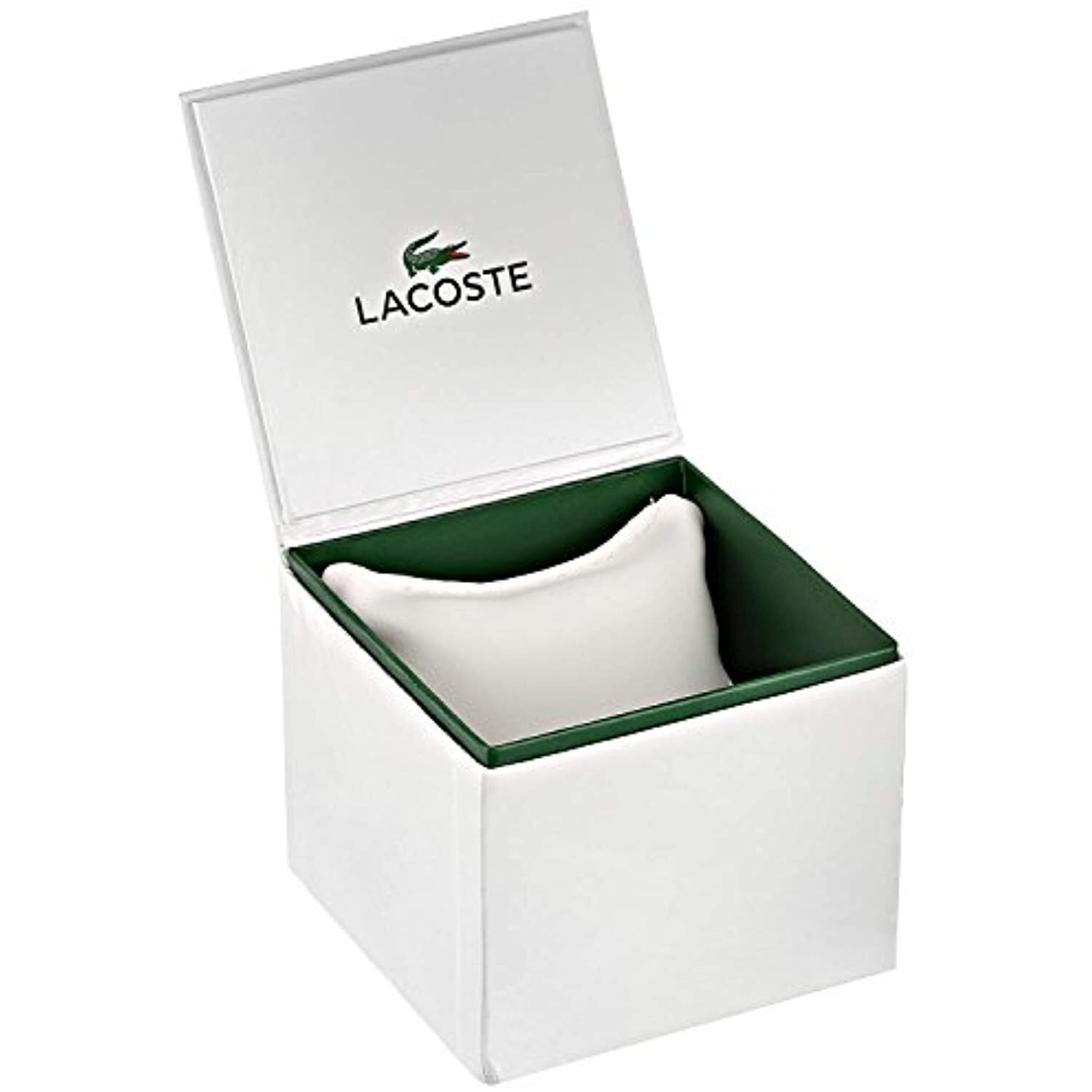LACOSTE 2010794 BLACK DIAL & SILICONE STRAP RED MARKS DATE MEN’S WATCH