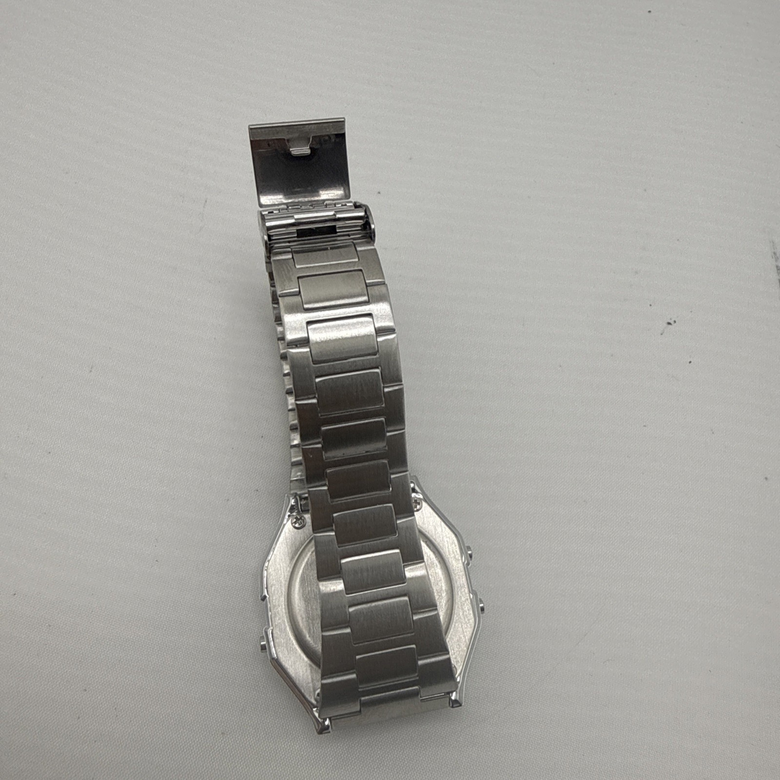 Casio A158WA-1, 7 Year Battery Classic Chronograph Watch, Alarm, Date, NEW