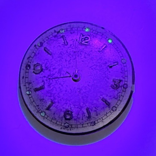 Recta Bidynator 17J Automatic Watch Movement Dial Parts Repair Swiss