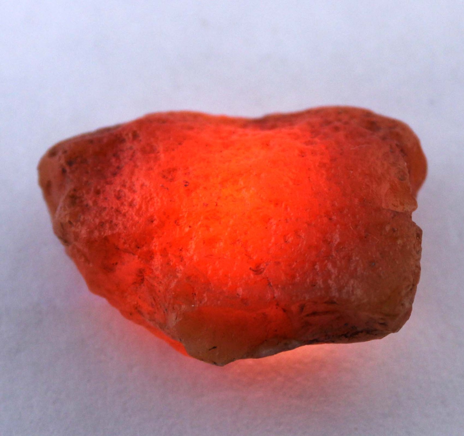 Natural 66.10 Ct Orangish Brown Hessonite Garnet Gemstone Rough Certified T13933