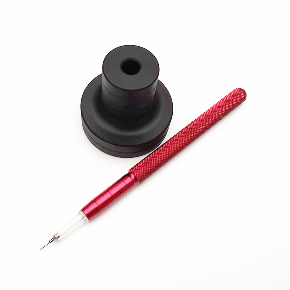 Alloy Watch Oiler Pen Lubricant Oil Needle Pen Base Set Watchmaker Repair Tool