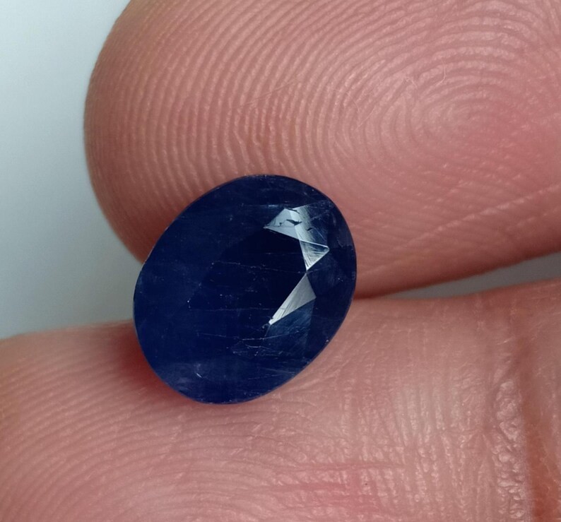 Corundum Sapphire Oval Shape Unheated Untreated Madagascar Stone 3.45 Ct