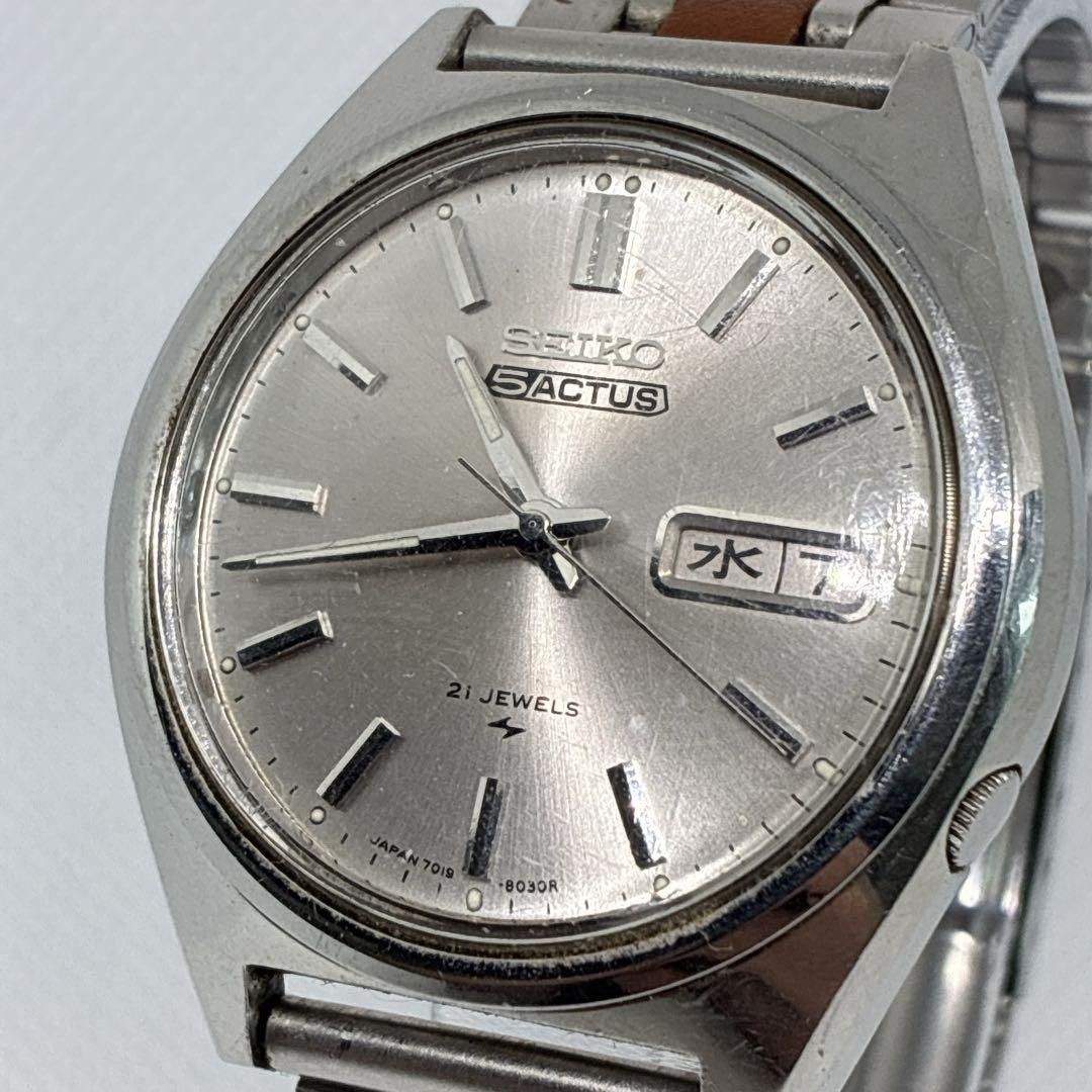 Excellent condition working Seiko 5 Actus men’s wristwatch made in 1974 vintage