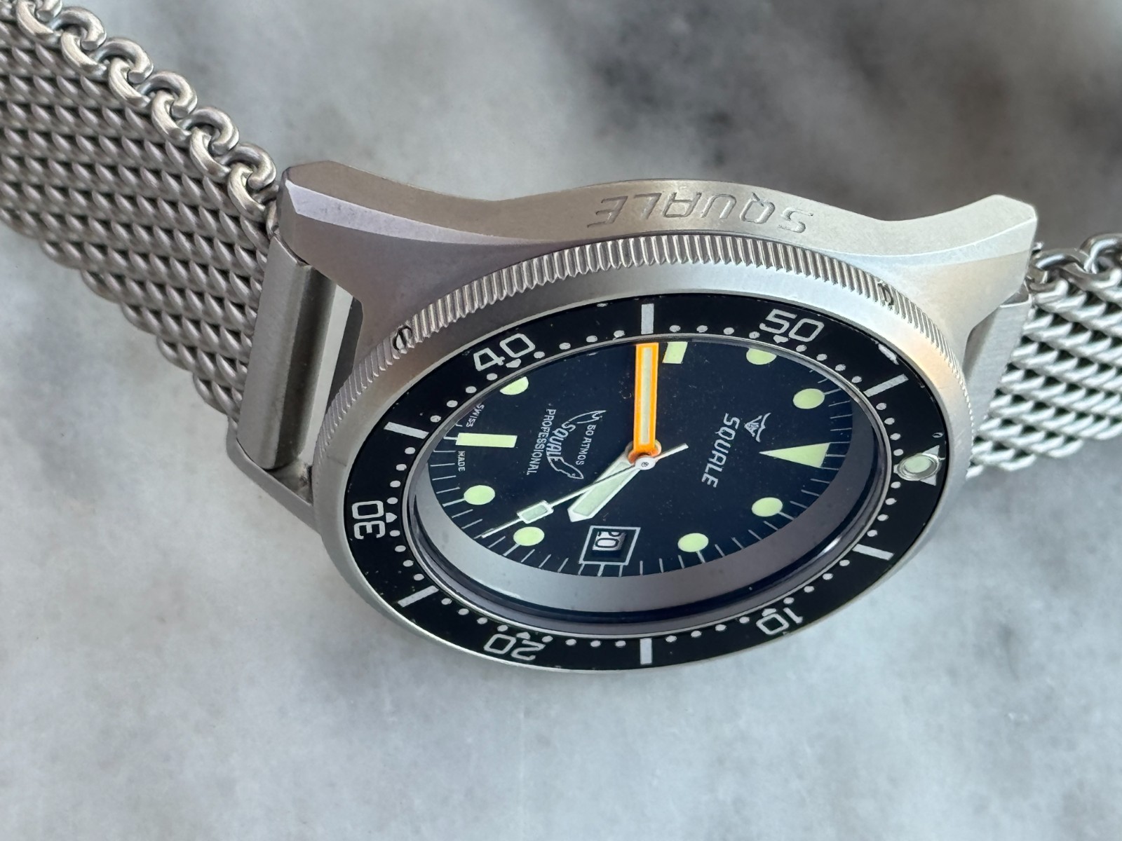 Squale 1521 Professional Classic Diver Watch Automatic Mens 42mm Swiss Made