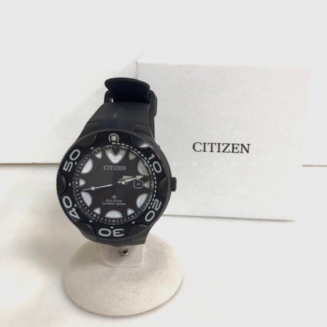 CITIZEN Promaster BN0235-01E Black Dial Eco-Drive Men’s Watch Used Working #30