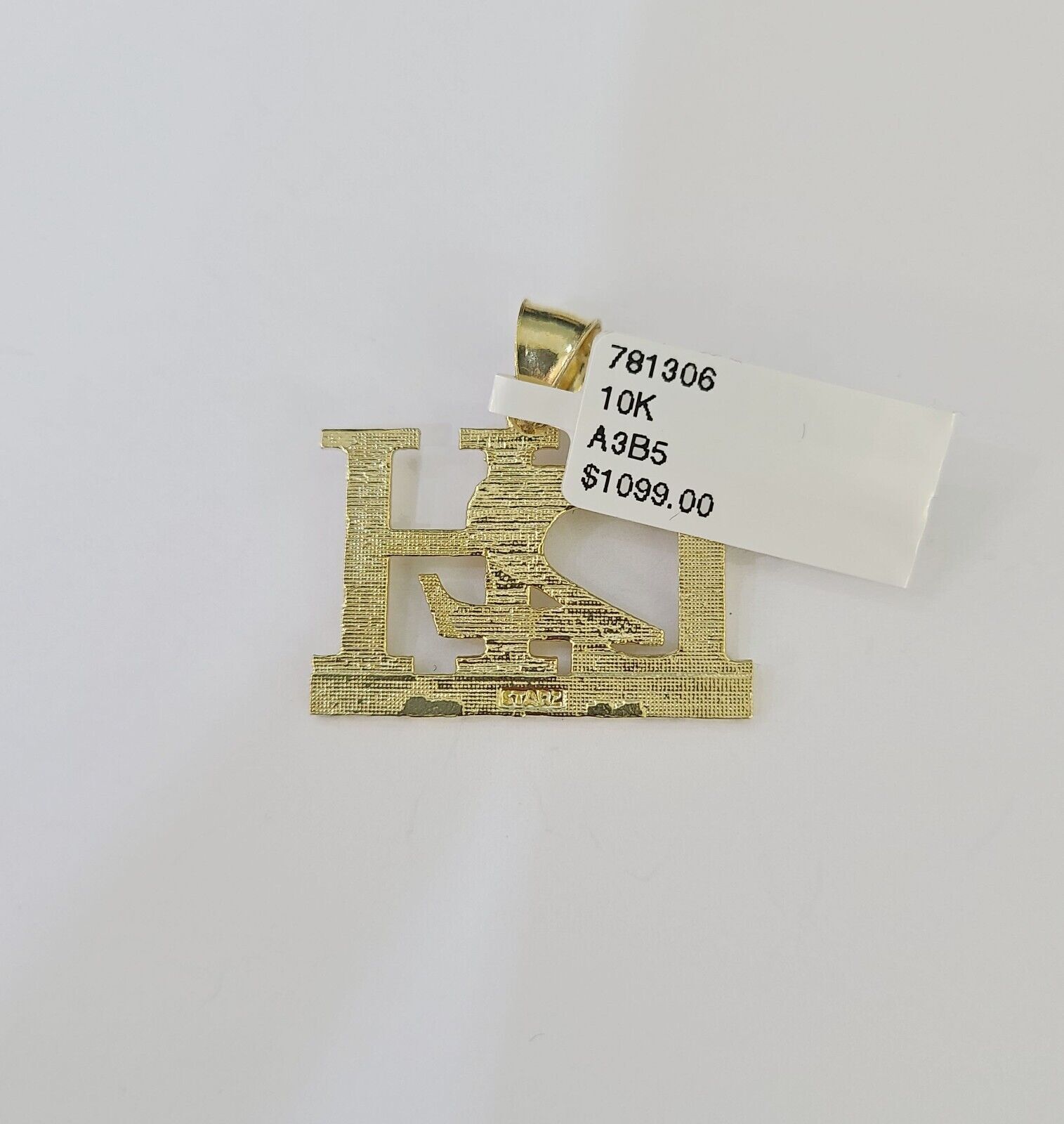 Real 10k 3mm Rope Chain L2H Pendant 18″ 20″ 22″ 24″ 26″ Gold Set