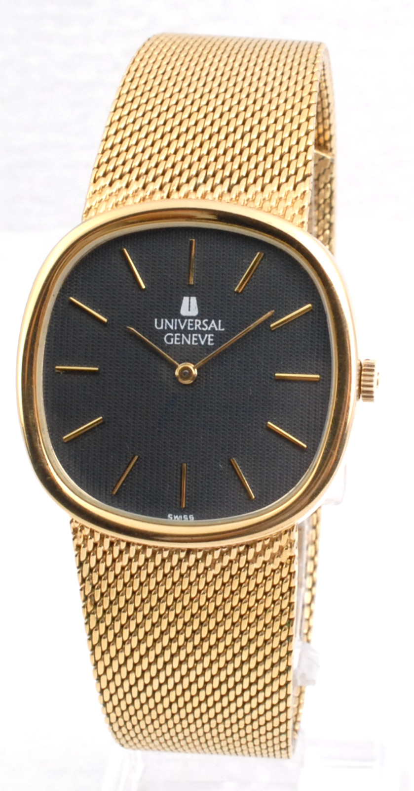 Rare UNIVERSAL GENEVE square Manual 1-42 VINTAGE gold electroplated G 10