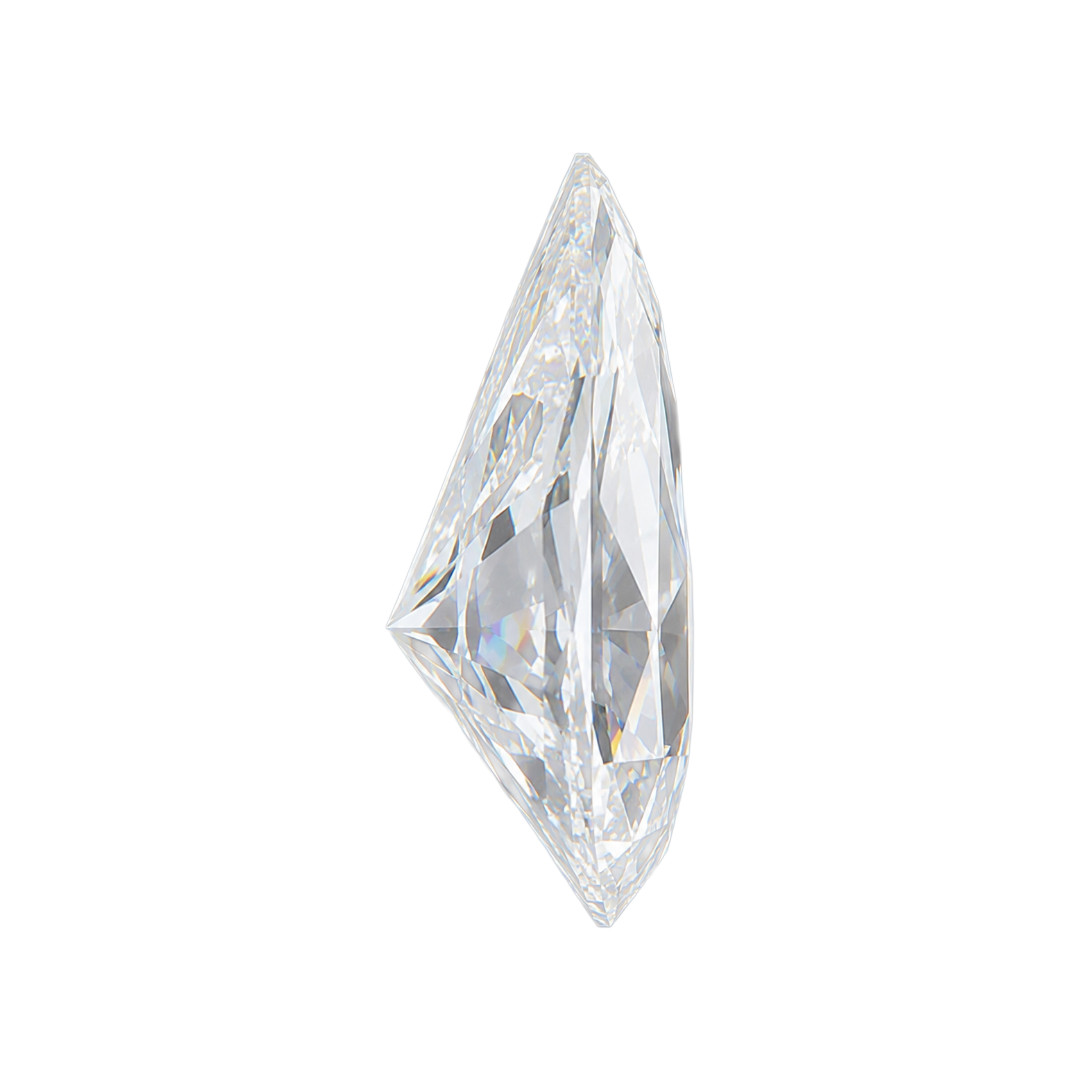 1.00 Ct Pear F Color VVS2 Clarity STONE IGI Certified Lab Grown CVD Diamond